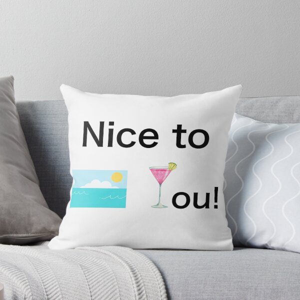 Item preview, Nice to see you! sea cute funny designed and sold by Aki001.