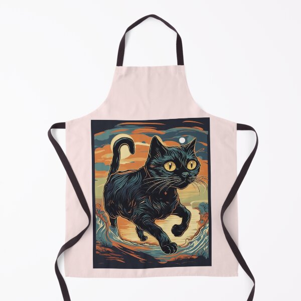 Item preview, Cursed Black Cat Running designed and sold by CutiePalace.