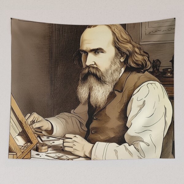 Item preview, Dmitri Mendelee scientist designed and sold by ComicsFactory.