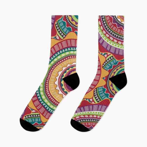 Item preview, African Essence: Tribal-Inspired Seamless Fabric Pattern for Unique Apparel & Decor" designed and sold by Bewthanaporn.