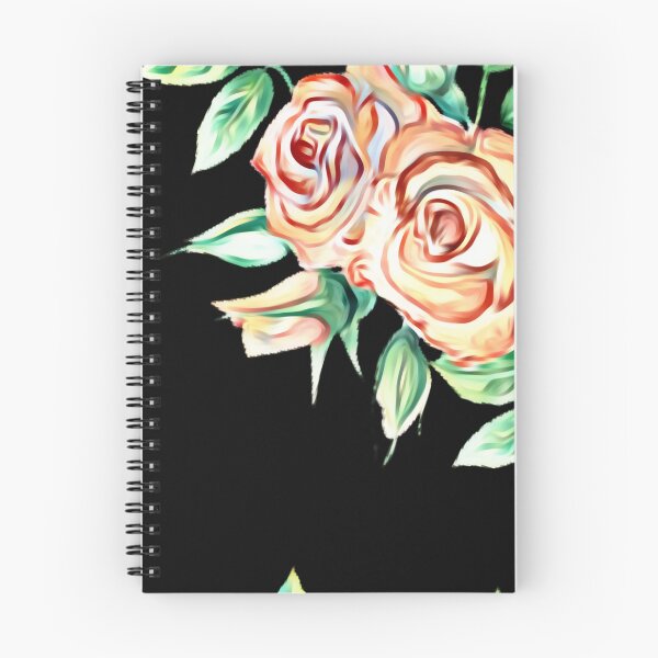 Item preview, Tea roses on a black background designed and sold by FlowerandDesing.