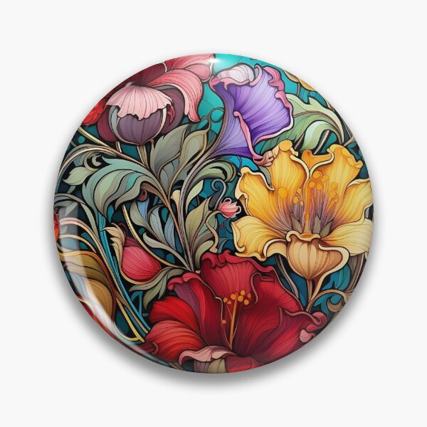 Item preview, Art Nouveau Flowers designed and sold by platonicXXI.