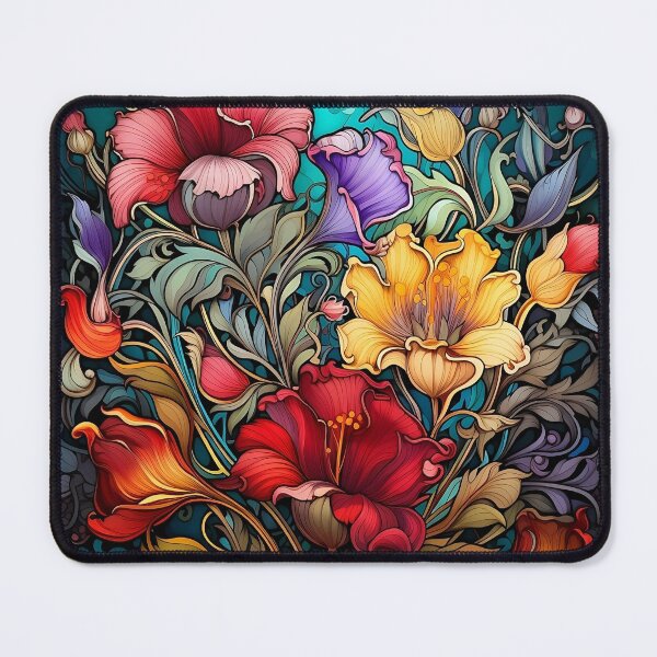 Item preview, Art Nouveau Flowers designed and sold by platonicXXI.