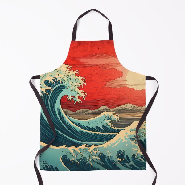 Artikelvorschau, Troubled Waters - Vintage japanisches Poster entworfen und verkauft von BrushstrokesA.