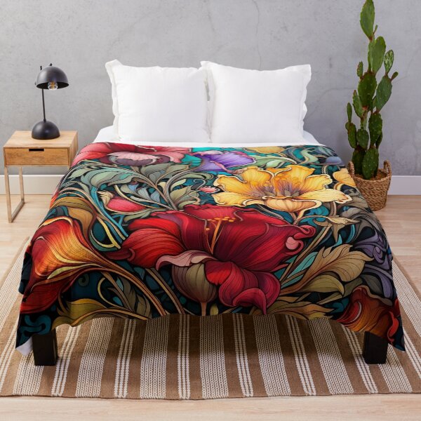 Item preview, Art Nouveau Flowers designed and sold by platonicXXI.