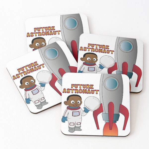Item preview, 'Future Astronaut' with Rocket (Dark-Skinned boy) designed and sold by ThingsByNin.