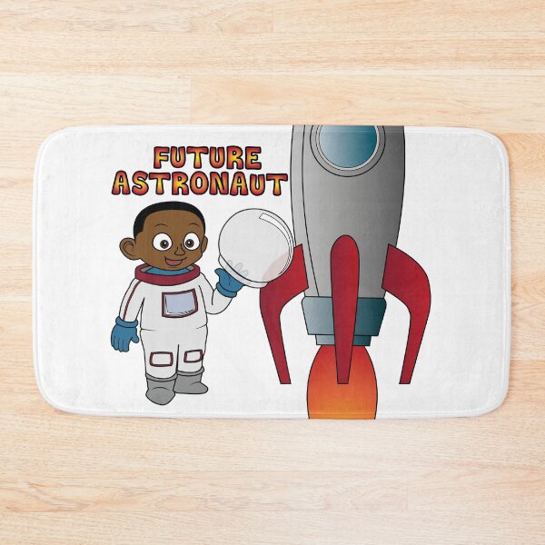 Item preview, 'Future Astronaut' with Rocket (Dark-Skinned boy) designed and sold by ThingsByNin.