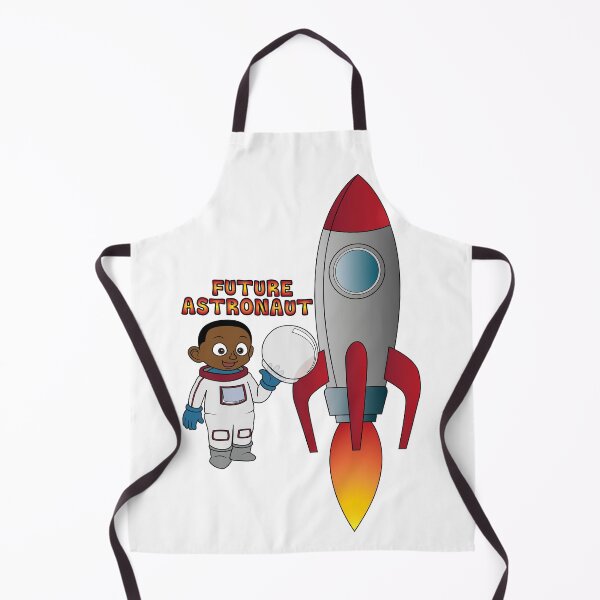 Item preview, 'Future Astronaut' with Rocket (Dark-Skinned boy) designed and sold by ThingsByNin.