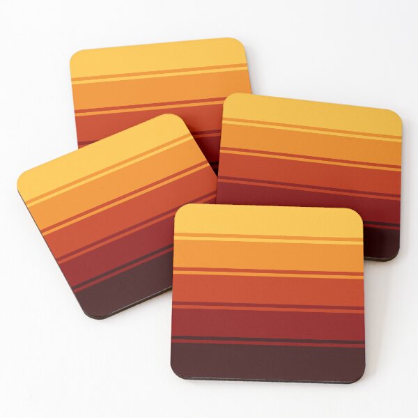 Item preview, Ombre Gradient Lines (Red to Gold) designed and sold by MaidenofIron157.