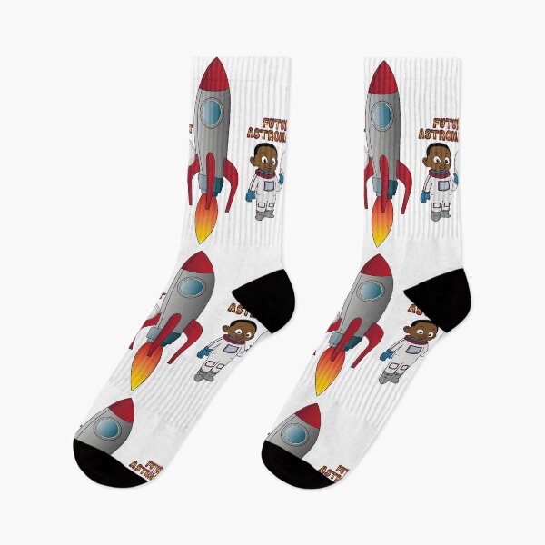 Item preview, 'Future Astronaut' with Rocket (Dark-Skinned boy) designed and sold by ThingsByNin.
