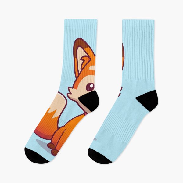 Item preview, Dapper Fox: Cute Fox Sitting with Tie Cartoon Vector designed and sold by hjian8219.