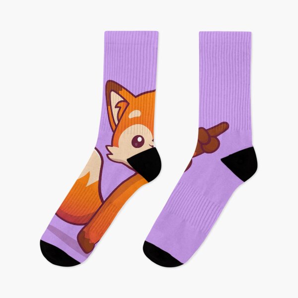 Item preview, Curious Fox: Cute Fox Pointing Finger Cartoon designed and sold by hjian8219.
