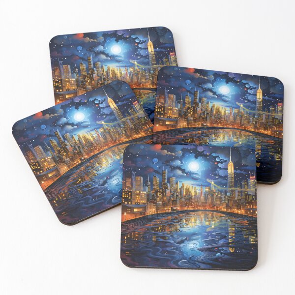 Item preview, Urban Unreality: Surrealist Skyline designed and sold by Shirtastically.