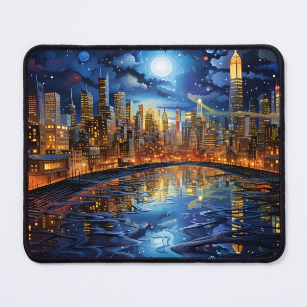 Item preview, Urban Unreality: Surrealist Skyline designed and sold by Shirtastically.