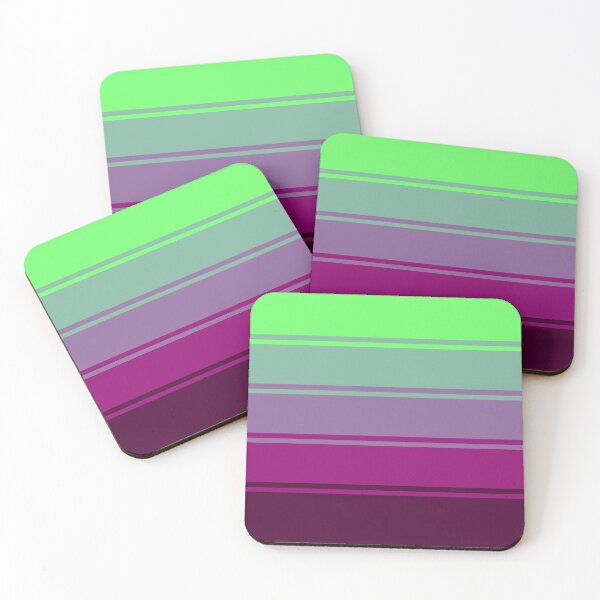 Item preview, Ombre Gradient Lines (Purple to Green) designed and sold by MaidenofIron157.