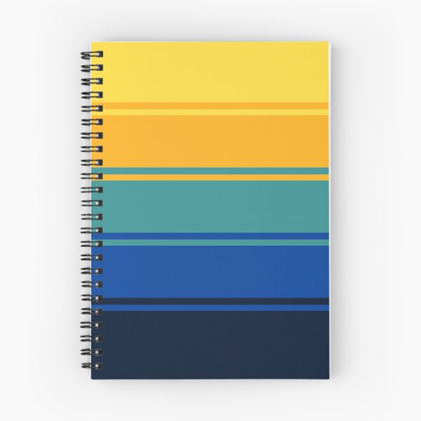 Item preview, Ombre Gradient Lines (Blue to Gold) designed and sold by MaidenofIron157.
