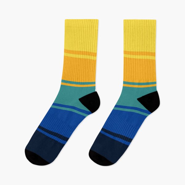 Item preview, Ombre Gradient Lines (Blue to Gold) designed and sold by MaidenofIron157.