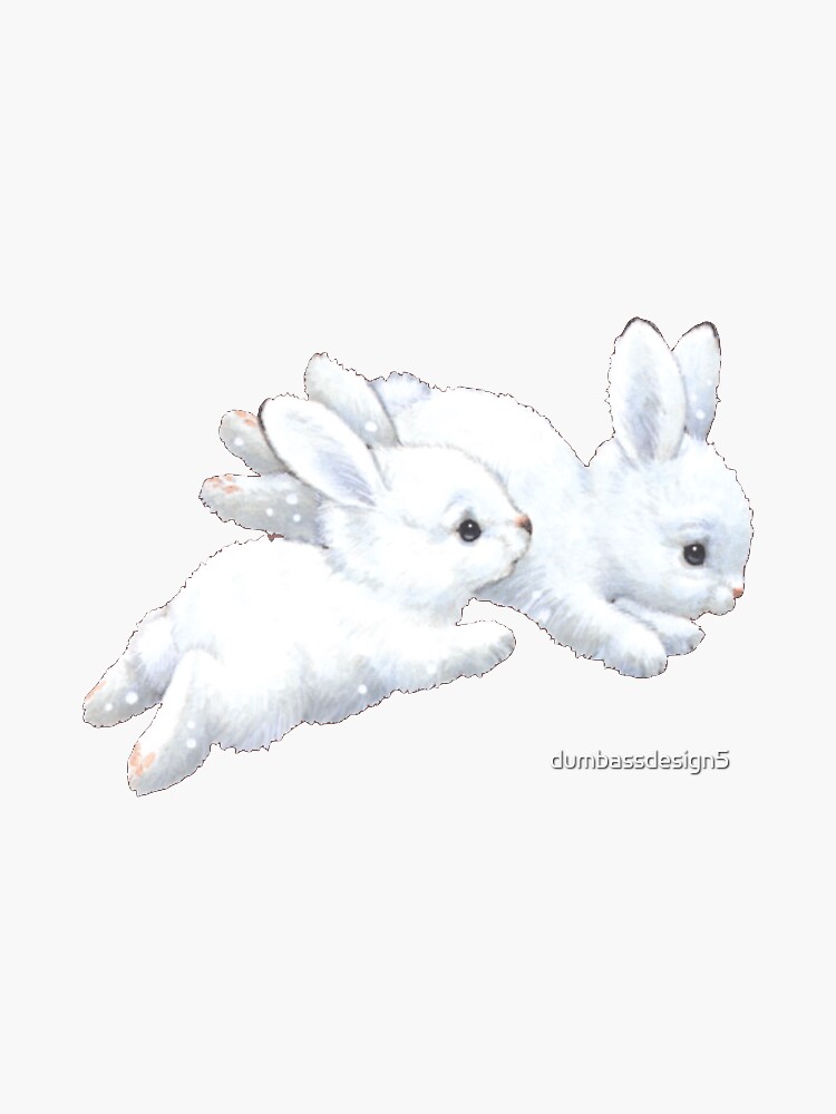 Jumping Bunnies Sticker