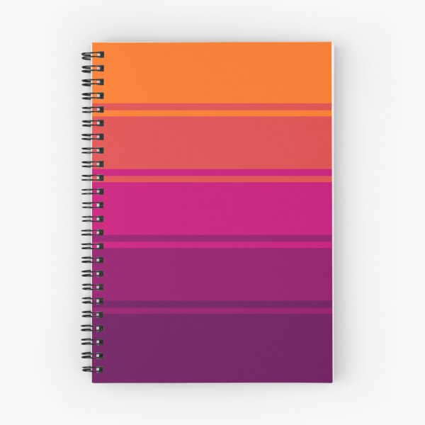 Item preview, Ombre Gradient Lines (Purple to Orange) designed and sold by MaidenofIron157.