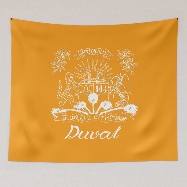 Item preview, Duval Crest - White Lettering on Tangerine  designed and sold by DuvalCrest.