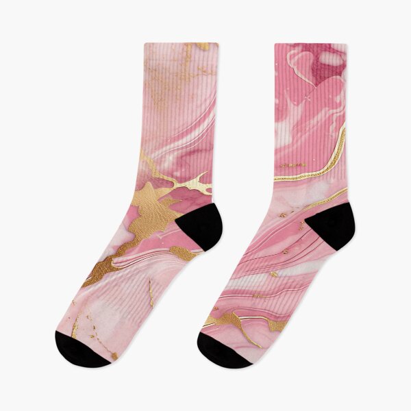 Item preview, Pink Marble and Flecks of Gold designed and sold by BirdsnStuff.