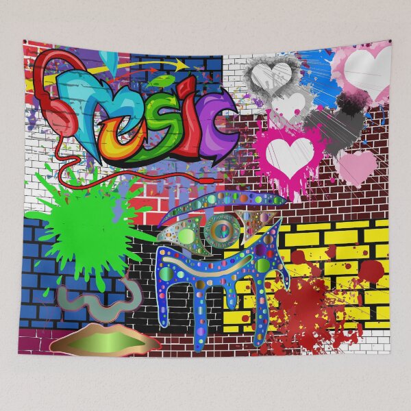 Item preview, Graffiti designed and sold by mamahellfire31.