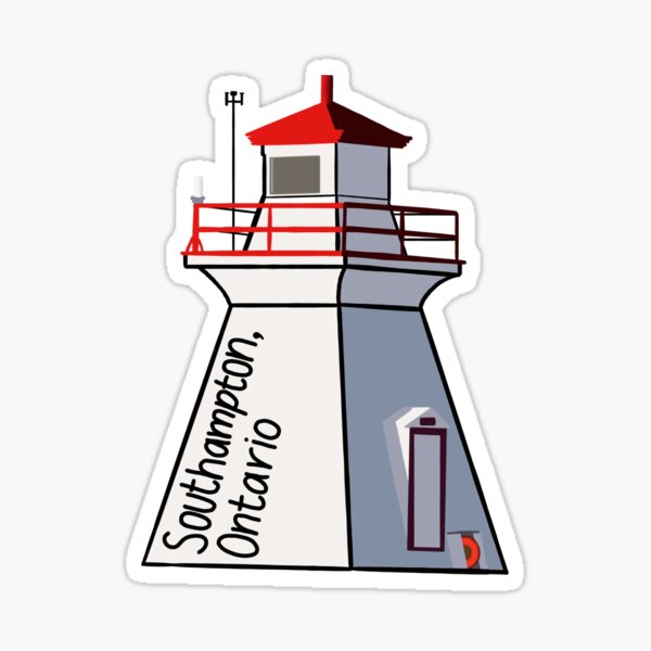 Item preview, Lighthouse in Southampton, Ontario designed and sold by floweryhaven.