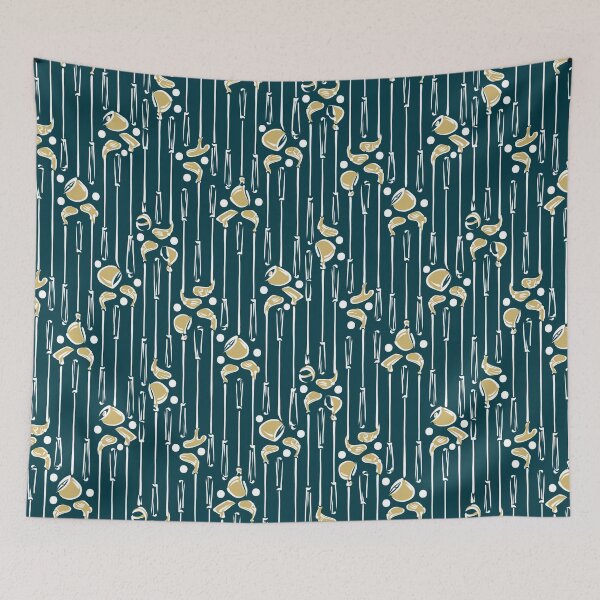 Item preview, Golf Dreams | Deep Teal Green + Gold designed and sold by L Diane Johnson.