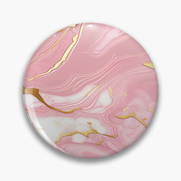 Item preview, Pink Marble and Flecks of Gold #2 designed and sold by BirdsnStuff.