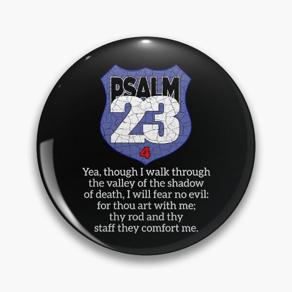 Item preview, Psalm 23 4 Fear No Evil Christian Bible Verse Design designed and sold by Gerard Fay.