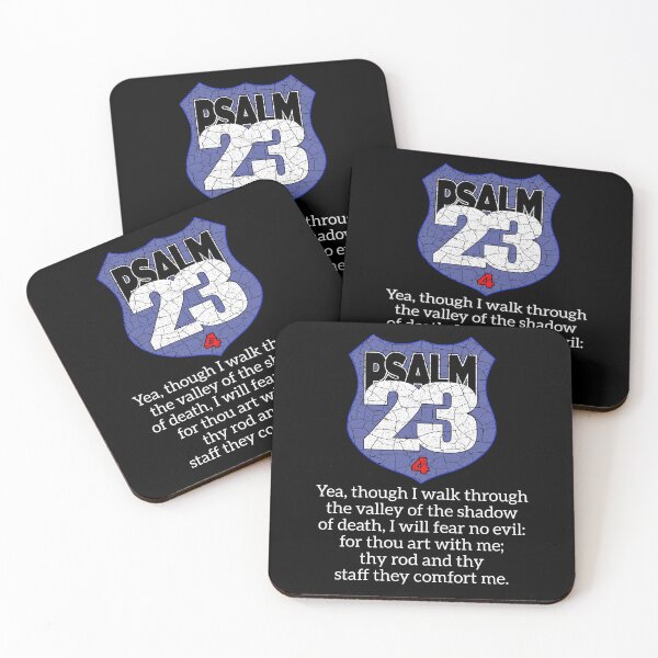 Item preview, Psalm 23 4 Fear No Evil Christian Bible Verse Design designed and sold by Gerard Fay.