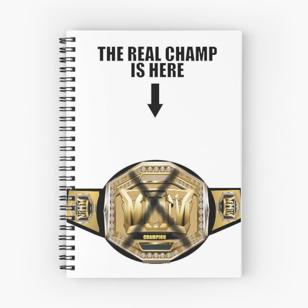 Item preview, The Real Champ Is Here With Printed X Title Belt Collection designed and sold by TShirtImpress.