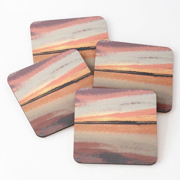 Item preview, Puesta de sol en el lago designed and sold by sunnywindows.