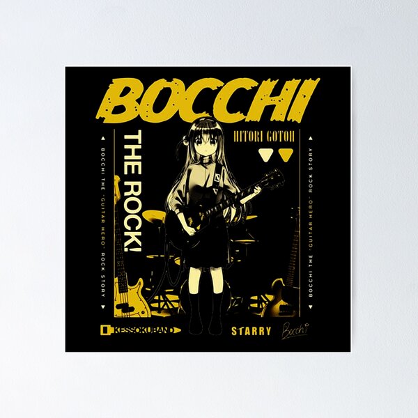Bocchi - Bocchi the Rock! *90s graphic design* Poster for Sale by