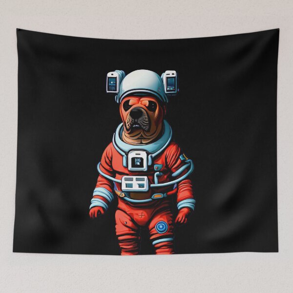Item preview, Space Astronaut Dog  - Funny Dog designed and sold by Amineharoni.