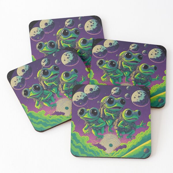Item preview, Jetpack Space Frogs designed and sold by ChillyMost.