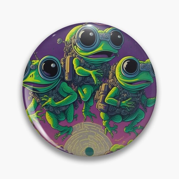 Item preview, Jetpack Space Frogs designed and sold by ChillyMost.