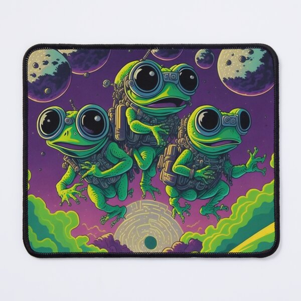 Item preview, Jetpack Space Frogs designed and sold by ChillyMost.