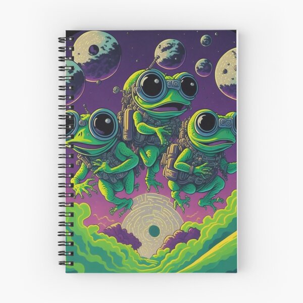 Item preview, Jetpack Space Frogs designed and sold by ChillyMost.