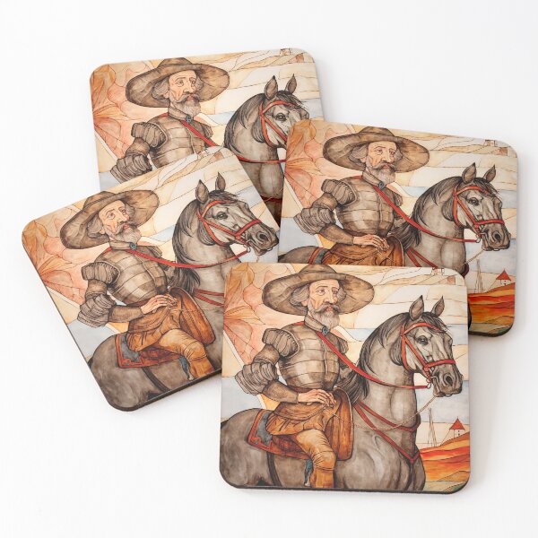 Item preview, Don Quixote drawing designed and sold by ComicsFactory.