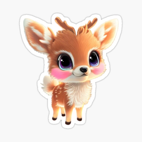 cute cartoon deer