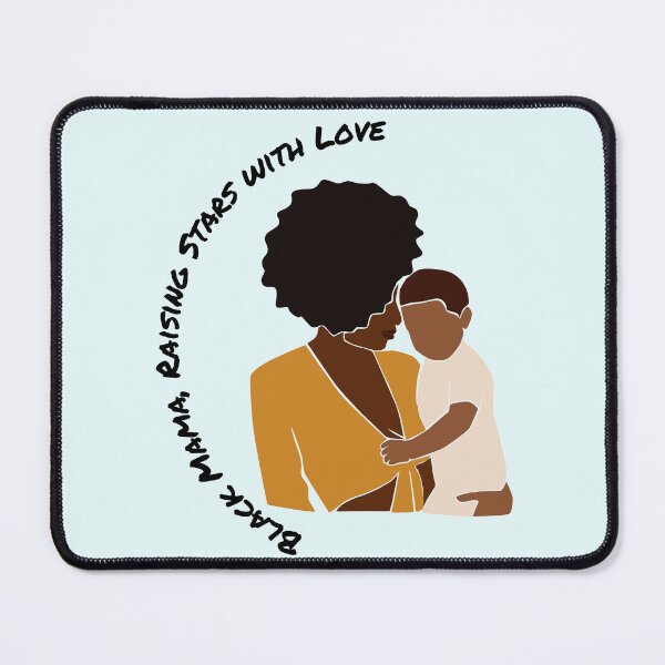 Item preview, beautiful black woman and her child, black maternity, black mama designed and sold by womenandflowers.