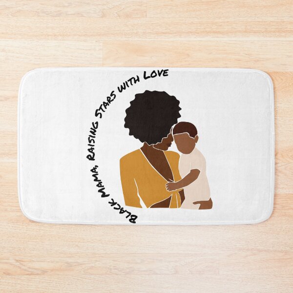 Item preview, beautiful black woman and her child, black maternity, black mama designed and sold by womenandflowers.