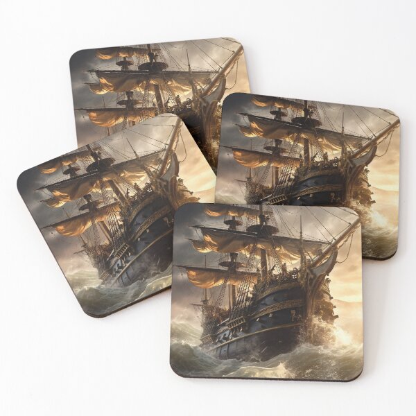 Item preview, Barco pirata majestuoso designed and sold by Lamarcy.