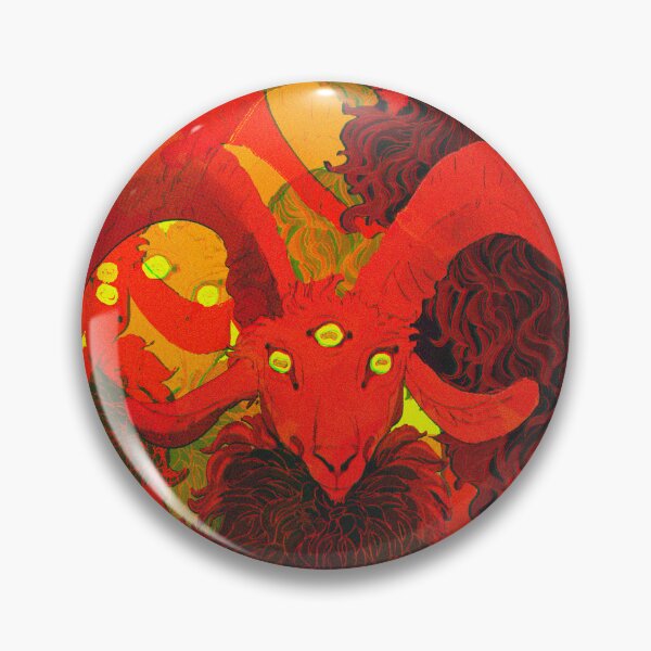 Item preview, Satanic Goats Yellow designed and sold by rubeghast.