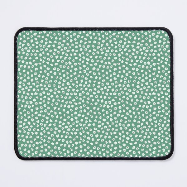 Item preview, MINI MICRO FLOWERS JADEITE GREEN DITSY DAISY PRAIRIE BOHO RETRO designed and sold by blomastudios.