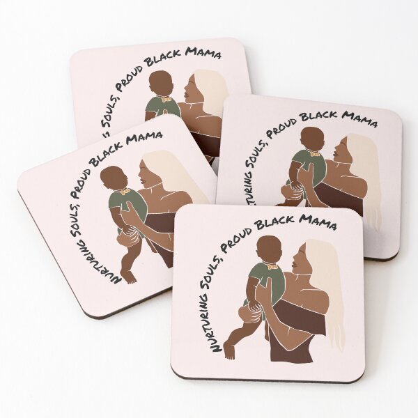 Item preview, beautiful black woman and her child, black maternity, black mother designed and sold by womenandflowers.