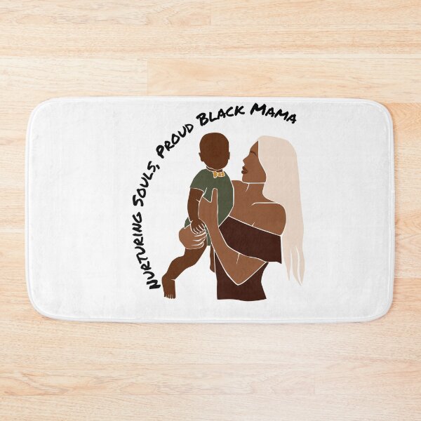 Item preview, beautiful black woman and her child, black maternity, black mother designed and sold by womenandflowers.