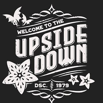 Artwork thumbnail, Stranger Things Welcome to the Upside Down Light Retro Sign by wolfkin-design