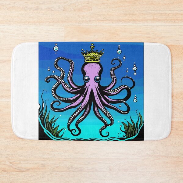 Item preview, purple octopus 2023 tileartwork designed and sold by tileartwork.